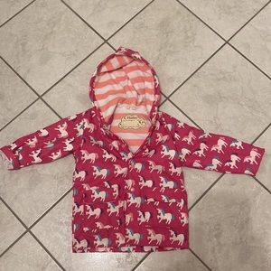 Size 4T Hatley raincoat with changing colors